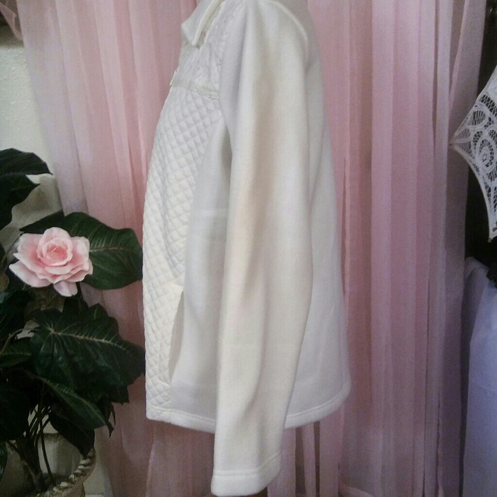 Alfred Dunner Fleece Jacket - Picture 3 of 7